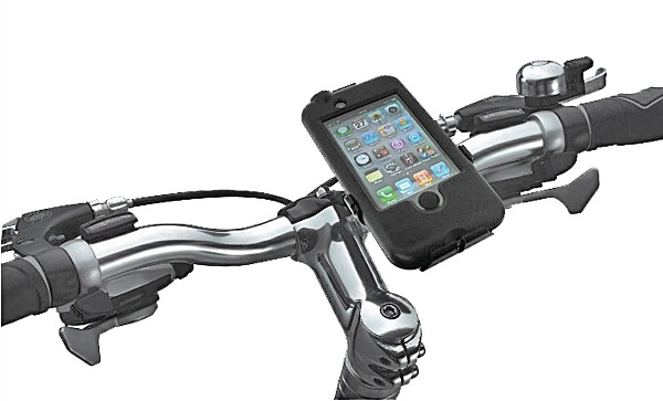 エバーグリーン 自転車にも装着可能なiPhone4用生活防水ケース